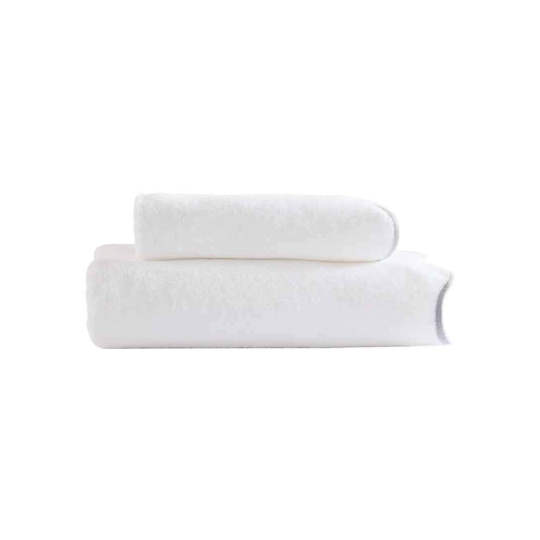 Scalloped Edge Bath Towels – Soft & Absorbent Towels for Bathroom, Towels Set, Quick-Drying Cotton Towels