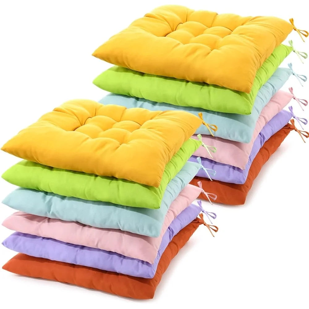 12 Pcs Large Floor Cushions Meditation Pillows Soft Comfortable Seating Mats Home Classroom Yoga and Relaxation