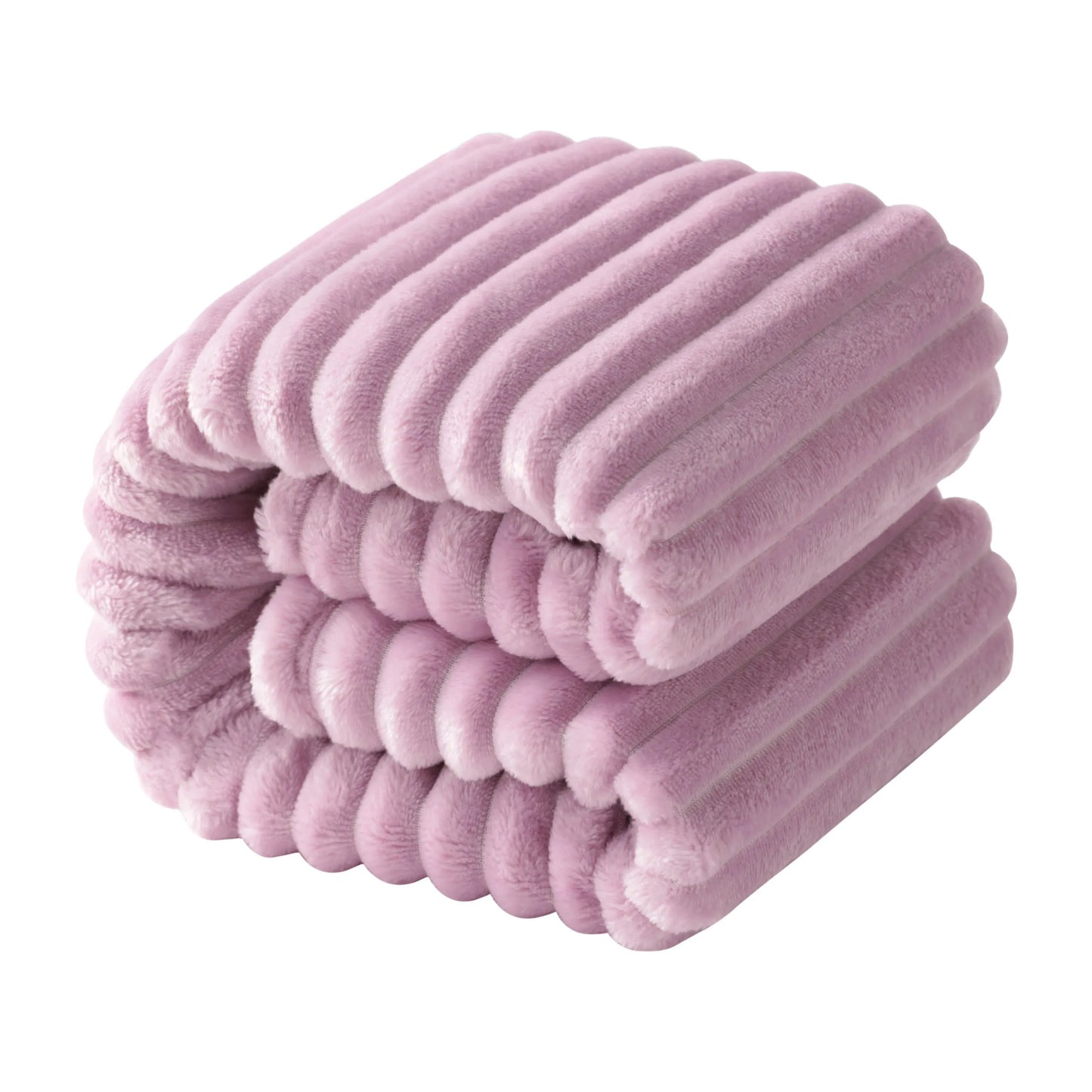 Plush Flannel Fleece Blanket, Soft Lightweight Fuzzy Luxury Bed Blanket for Couch Sofa Bed