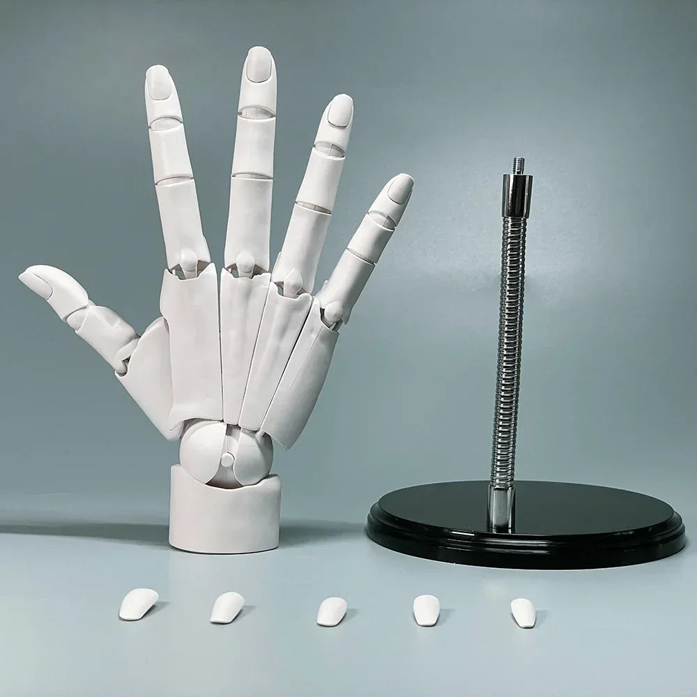 Articulated Hand Model Drawing Figurine Sketch Artist Painting Sculpture Hand Finger Joint Figurine Figma Doll House Decoration
