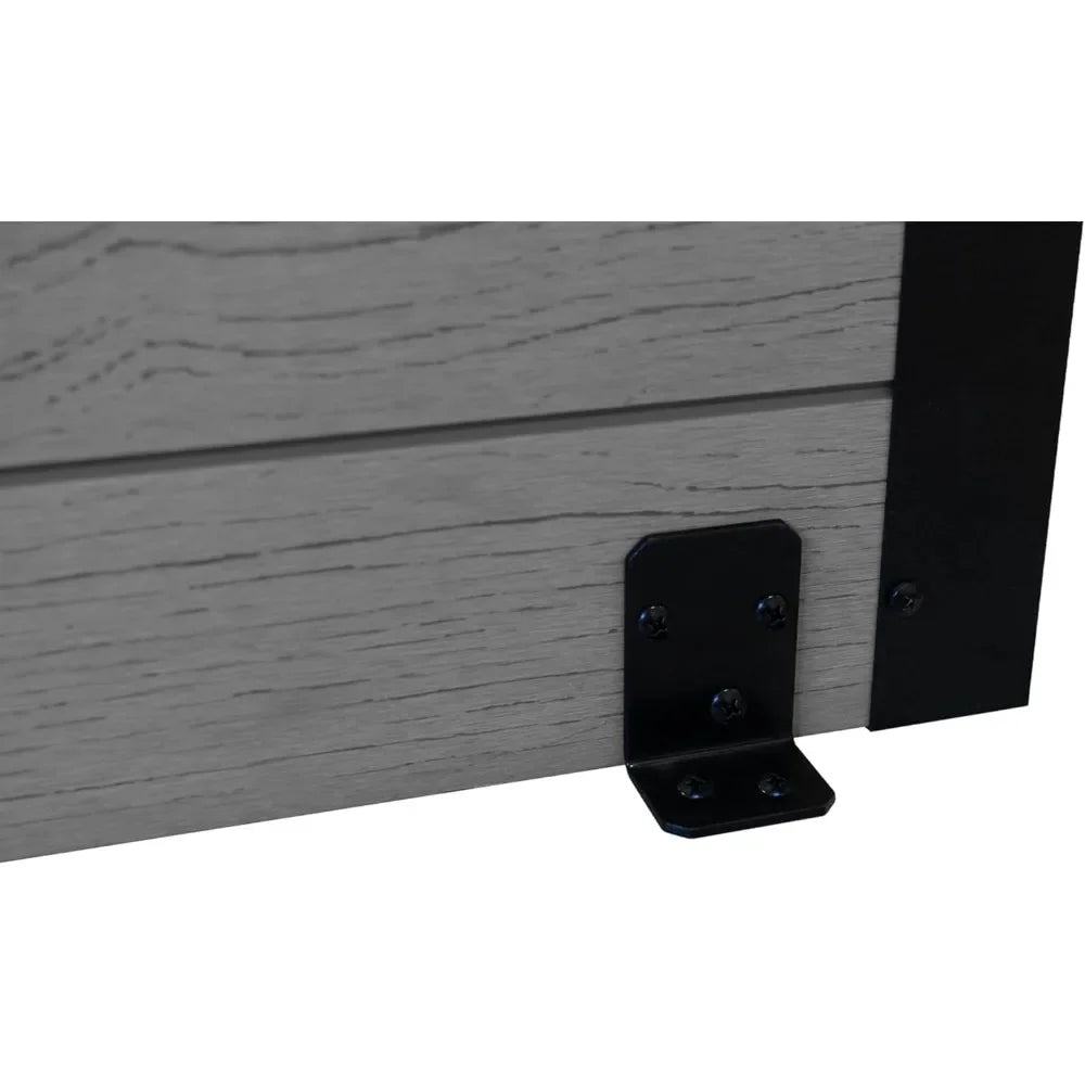 BEST SALE-6ft Hx3.8ftWx1ftL (1 Screen w/Planter) Freestanding Patio Privacy Screen w/Planter Box, Privacy Planters for Patio-Hot
