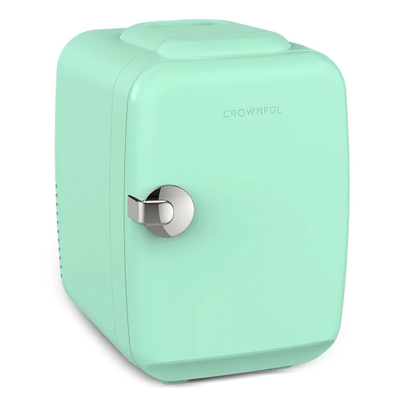 4L Mini Fridge 110V 220V Beauty Makeup Skincare Refrigerator AC/DC Heated Cooling Beauty Refrigerator Car Mini Fridge