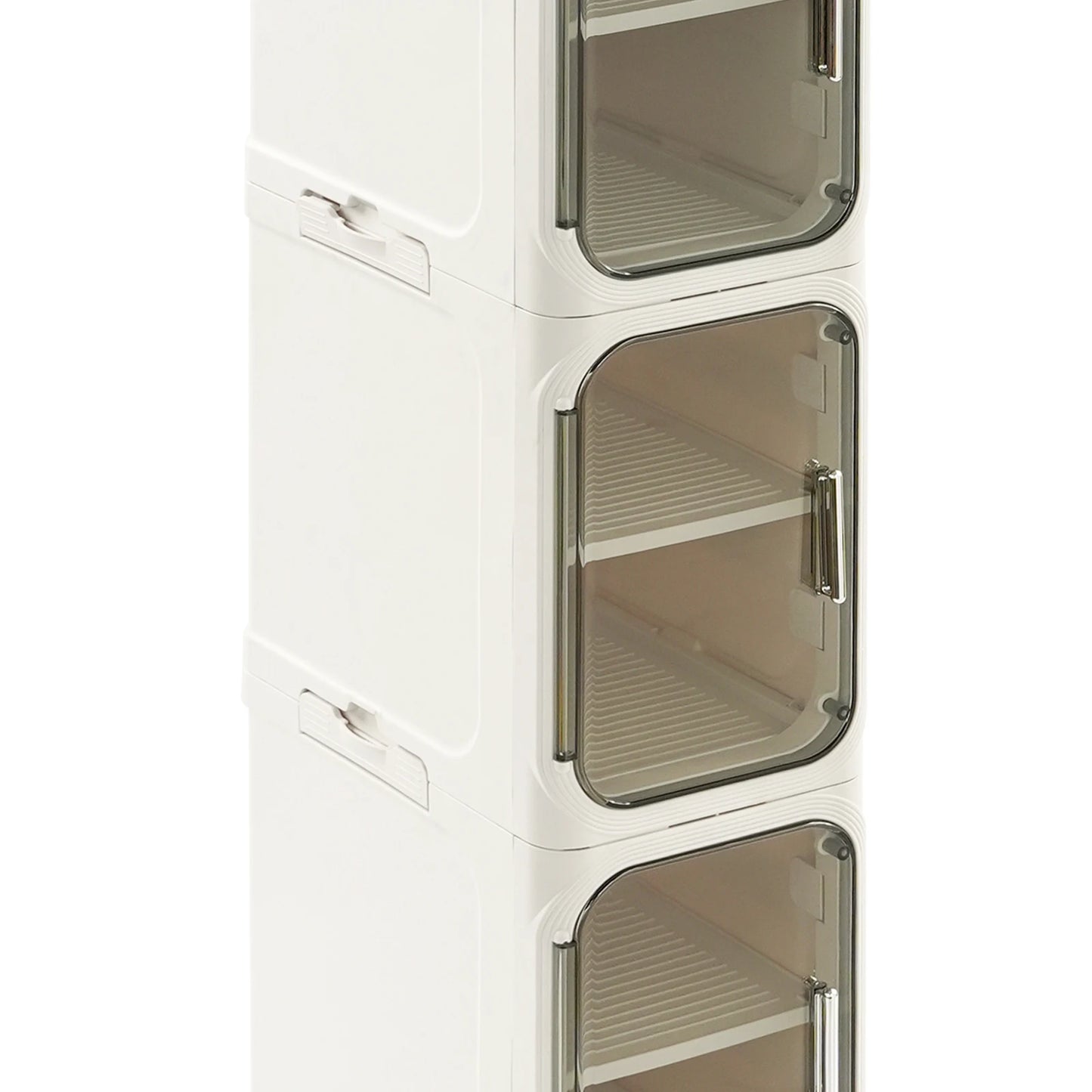 5-Tier Tall Narrow Storage Cabinet Slim Storage Cabinet with Wheels for Small Space, Bathroom, Kitchen, Laundry