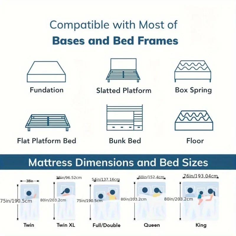 14 Inch King Size Memory Foam Mattress for Back Pain Cooling Copper Gel Bed Foam CertiPUR-US Certified Comfortable Sleep in Box