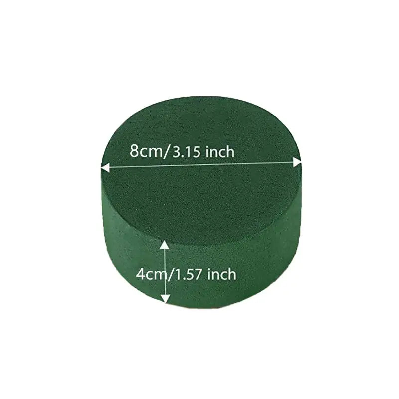 6PCS Green Floral Foam Round Floral Brick Blocks Artificial Flower DIY Flower Arrangement Kits