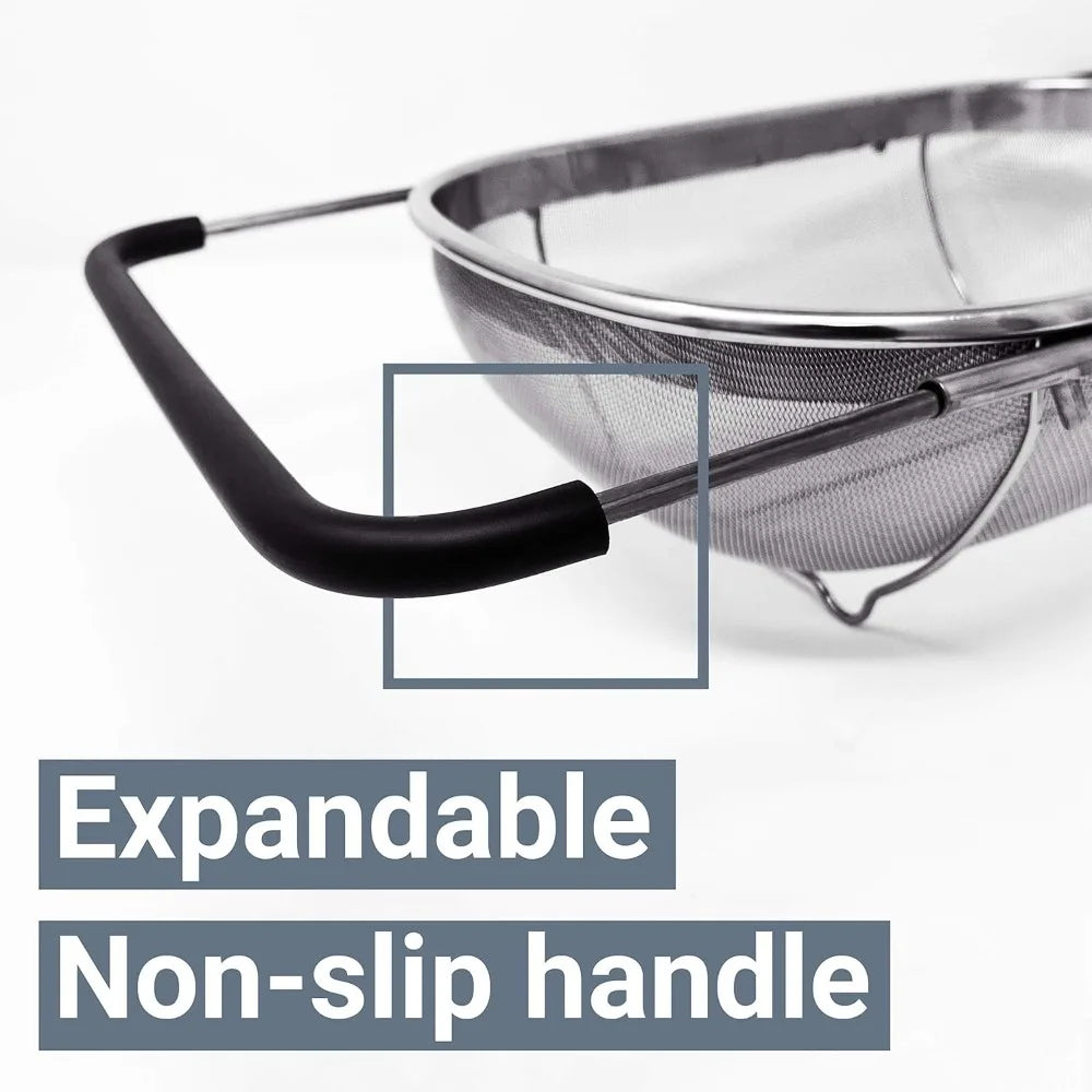 Stainless Steel Over sink colander filter basket