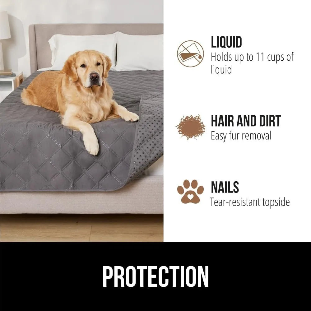 Waterproof Dog Blanket, Couch Cover for Dogs Washable, Protects Sofa, Furniture, Crate, Car, RV Essentials
