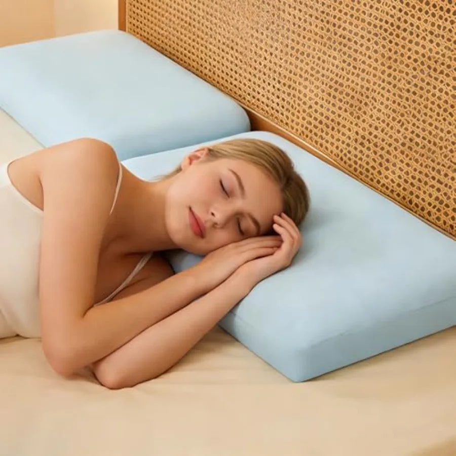 Cooling Memory Foam Pillow, Bed Pillow for Sleeping, Standard Size, Breathable Memory Foam, Premium Support with Washabl