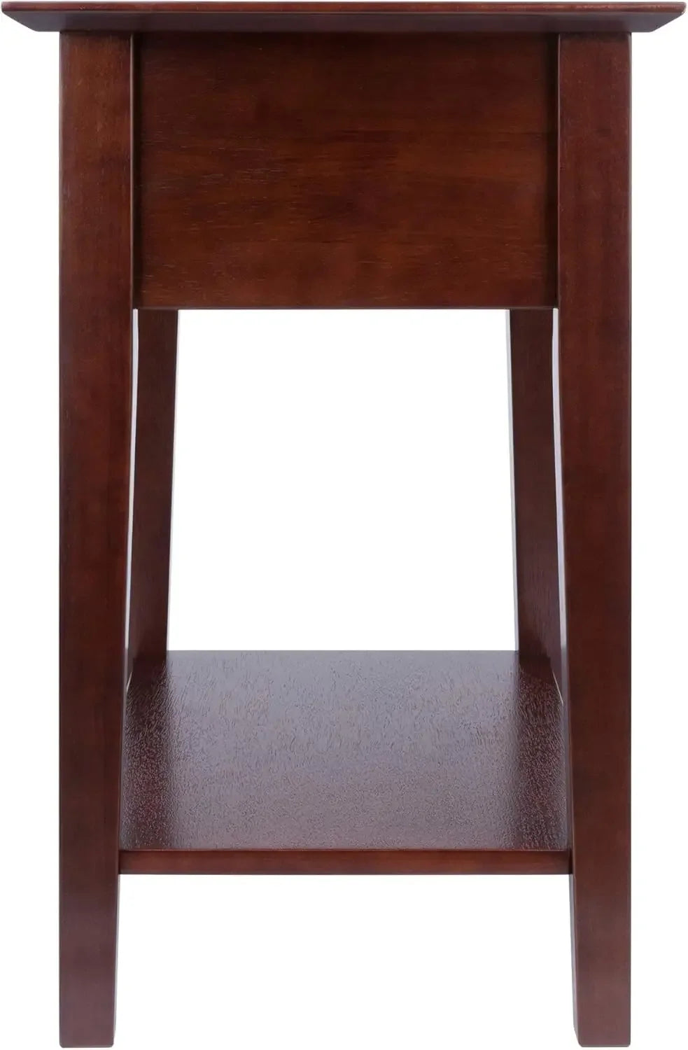Wood Shaker Accent Table, Antique Walnut