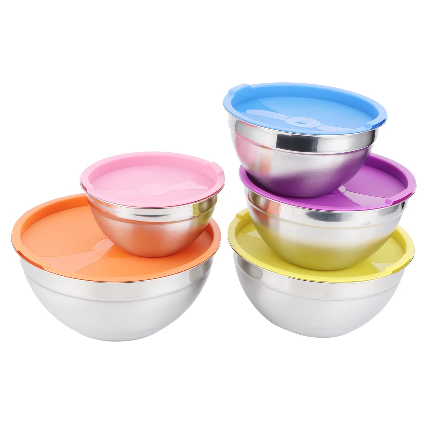Food Storage Container /set Stainless Steel Mixing Bowl Food Storage Preservation Box with Lids