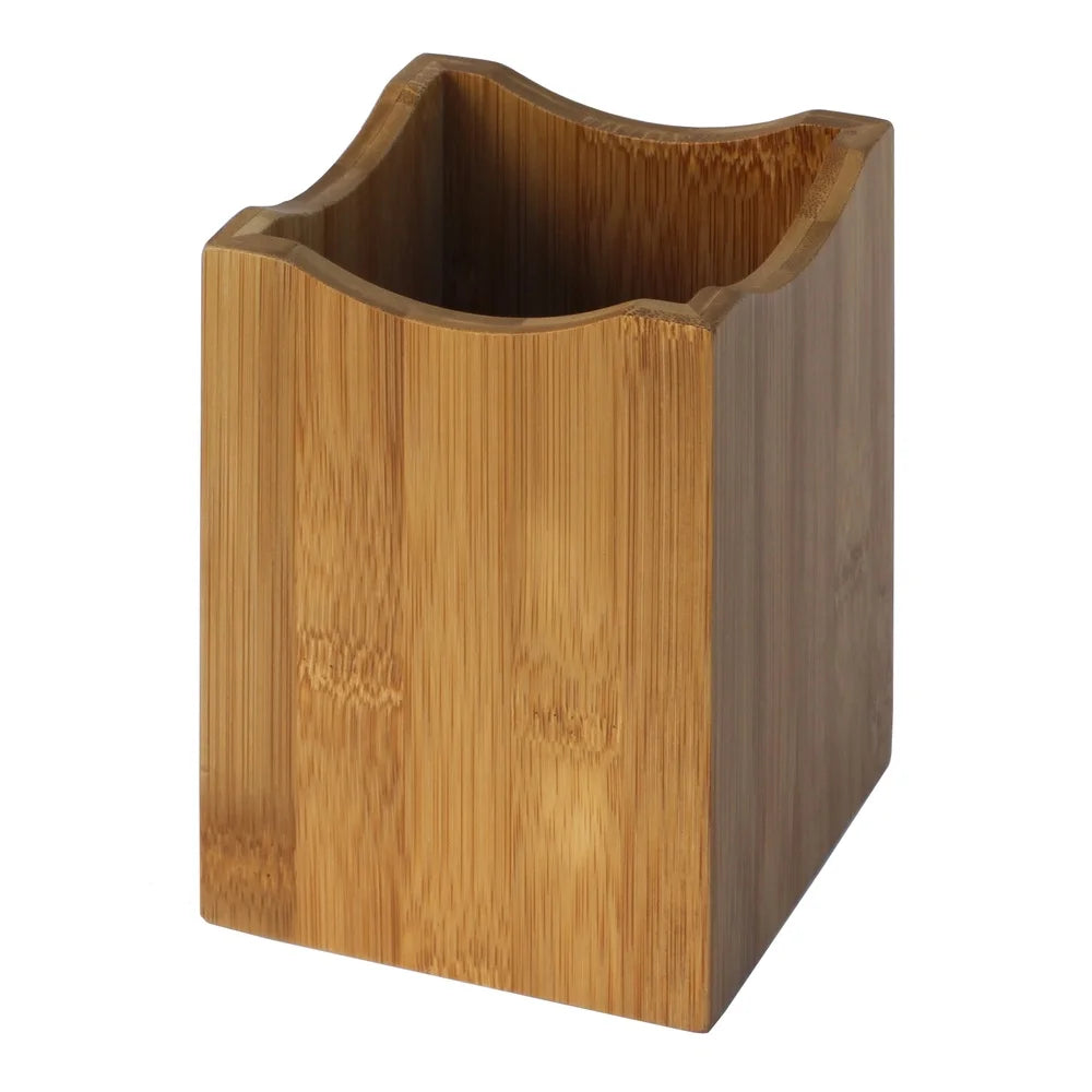 Durable Eco-Friendly Bamboo Utensil Holder Tool Storage Contemporary Design