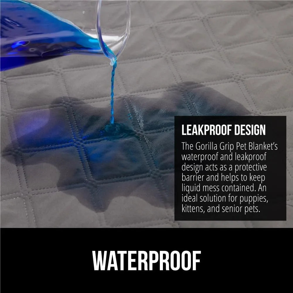 Waterproof Dog Blanket, Couch Cover for Dogs Washable, Protects Sofa, Furniture, Crate, Car, RV Essentials