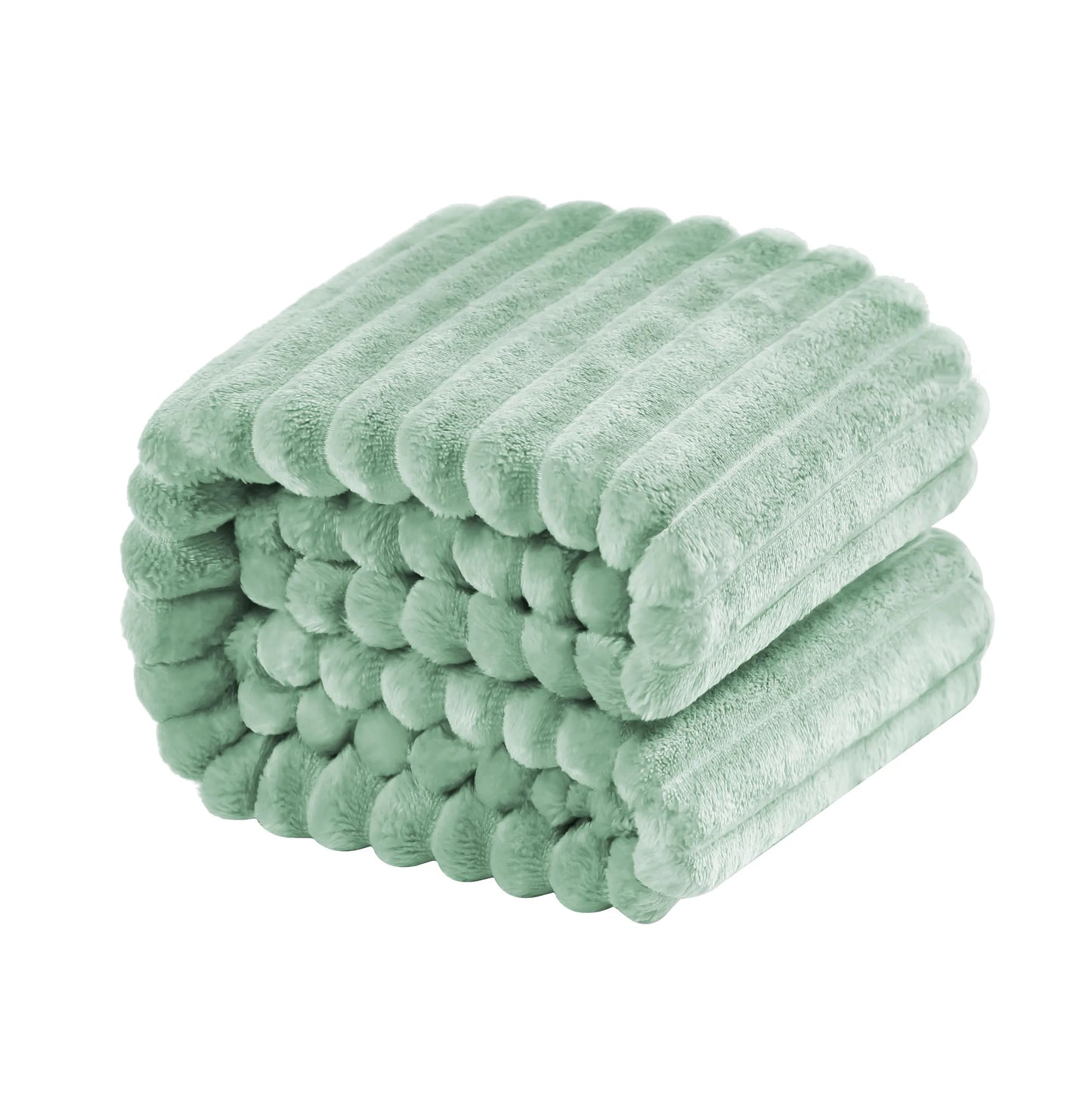 Plush Flannel Fleece Blanket, Soft Lightweight Fuzzy Luxury Bed Blanket for Couch Sofa Bed