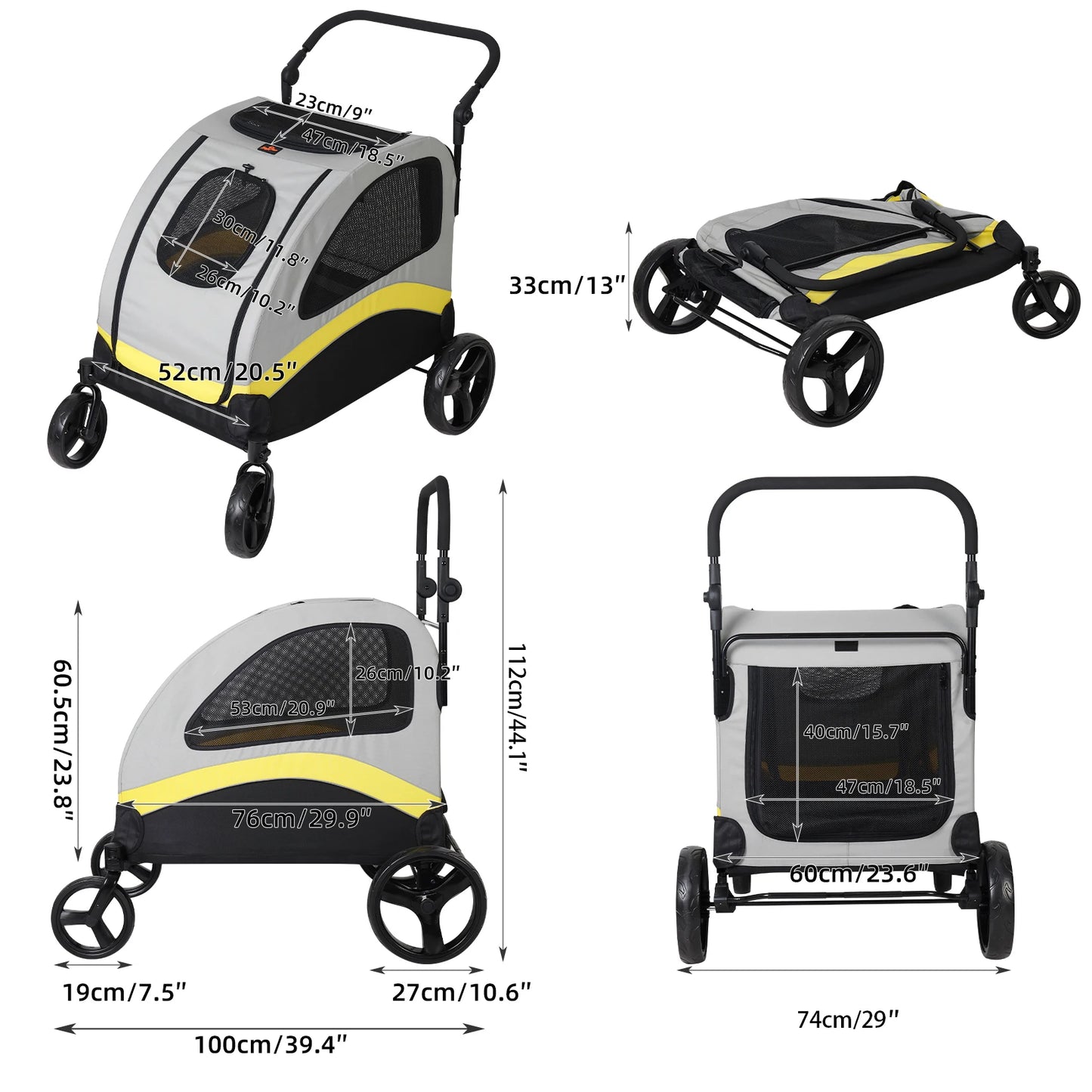 Large Heavy Duty Dog Stroller
