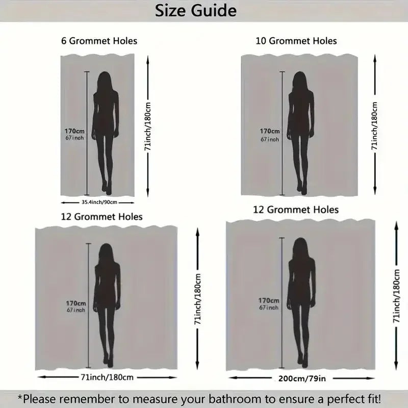 Watercolor Flower Shower Curtain, Bathroom Decorative Shower Curtain, Waterproof Shower Curtain with Hooks