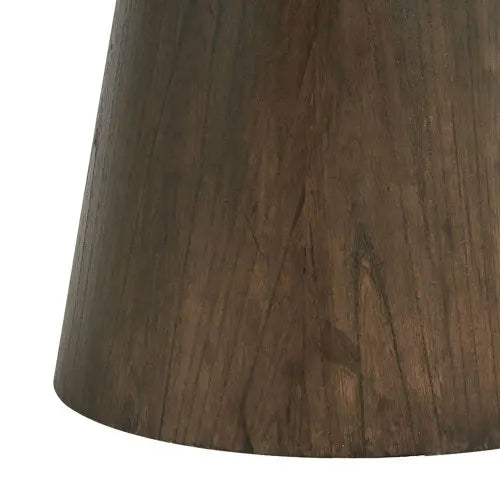 47.24 inch dining table, circular modern style, medium density fiberboard wood, with sturdy cylindrical base