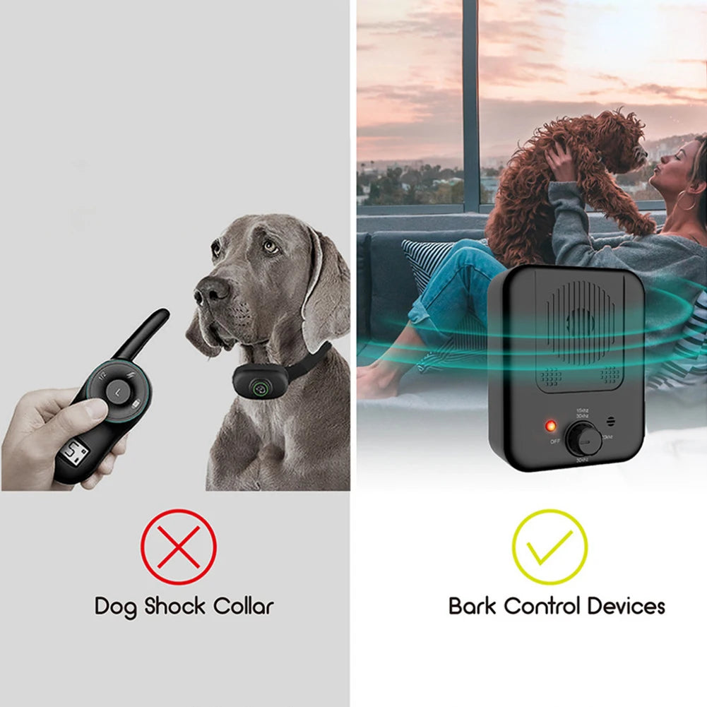 Pet Puppy Anti Bark Ultrasonic Suppressor Outdoor Anti Noise Dog Repeller Device Waterproof Dog Behavior Training Device