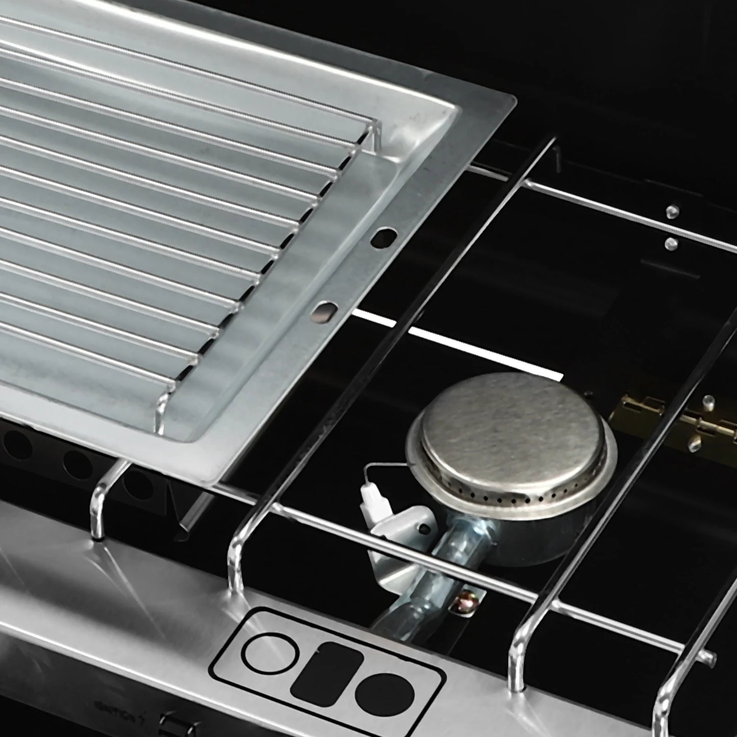 Camping Stove 3 Burner Propane Portable Stove with Regulator Toast Tray Windshield for Car Camping BBQ Picnics Outdoor Cooking