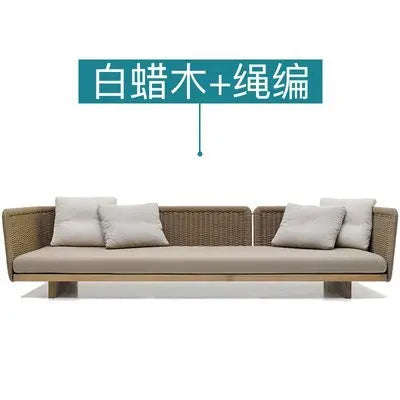 Nordic Wood Garden Furniture Sets Corner Relaxing Modern Luxury Garden Table Center Lounge Camping Designer Mesa Home Furniture