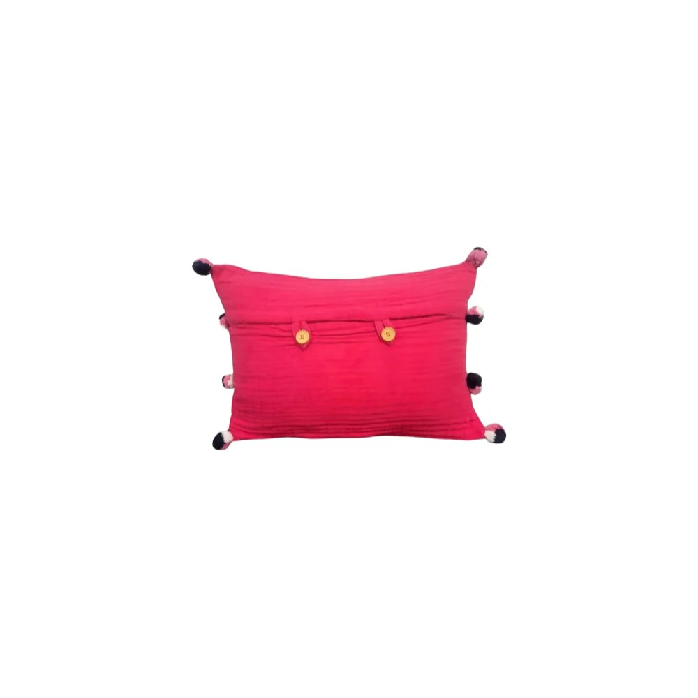 Romy Muslin Small Plain Pillow 14 x 20 inches