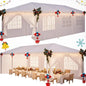 10x20/10x30 Party Tent Outdoor Canopy Tent with Removable Sidewalls, Waterproof Party Tents for Parties,Wedding Events,BBQ