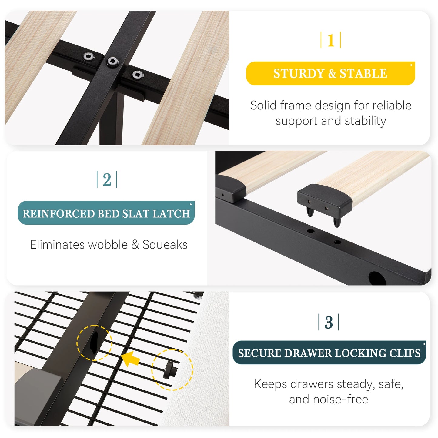 Full/Queen/King Velvet Storage Bed Frame with Adjustable Vertical Channel Headboard,4 Large Drawers, No Box Spring Needed