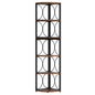 67 inch Tall Corner Shelf, 6 Tier Rustic Corner Bookshelf Bookcase Storage Rack Standing Shelving Unit