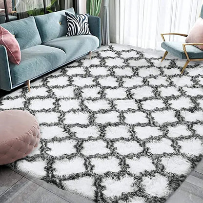 Large Shag Area Rugs for Bedroom Super Soft Plush Fluffy Carpets