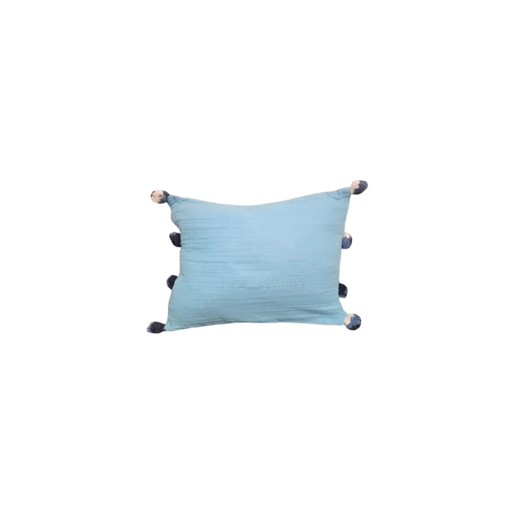 Romy Muslin Small Plain Pillow 14 x 20 inches