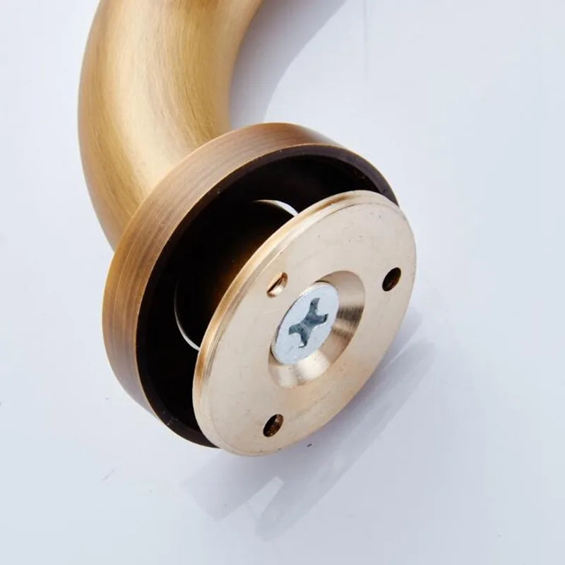 Bathroom Safe Grab Bar 30/40/50CM Antqiue Bronze Brass Toilet Handrail Grab Bar Shower Safety Support Handle EL89