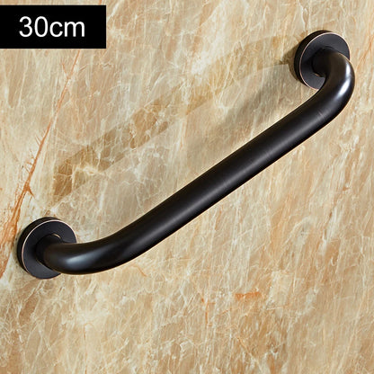 Bathroom Safe Grab Bar 30/40/50CM Antqiue Bronze Brass Toilet Handrail Grab Bar Shower Safety Support Handle EL89