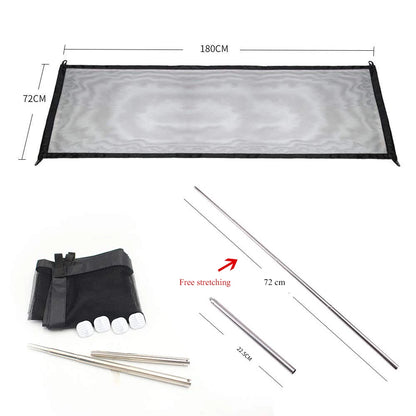 Dog Gate Ingenious Mesh Dog Fence For Indoor and Outdoor Safe Pet Dog gate Safety Enclosure