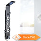 LED Light Bathroom Shower Panel Intelligent LCD Shower Column System with 6 Modes Rain Waterfall Massage Jet Bath Mixer Tap