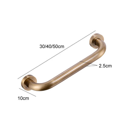 Bathroom Safe Grab Bar 30/40/50CM Antqiue Bronze Brass Toilet Handrail Grab Bar Shower Safety Support Handle EL89