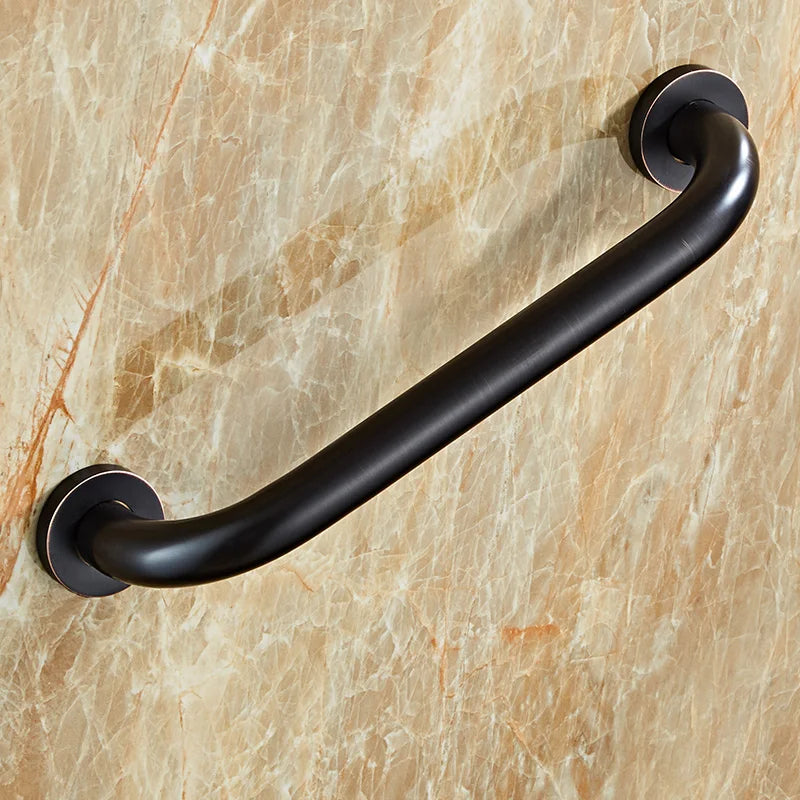 Bathroom Safe Grab Bar 30/40/50CM Antqiue Bronze Brass Toilet Handrail Grab Bar Shower Safety Support Handle EL89