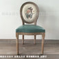 European Retro Dining Chairs Restaurant Old Solid Wood Stool Furniture Diffuse Cafe Hotel New Chinese Designer Fashion Chair