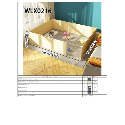 Small Pet Enclosure, Dog Maternity Isolation Pen, Indoor Small Pet Protective Fence, Diy-Assembled Dog House