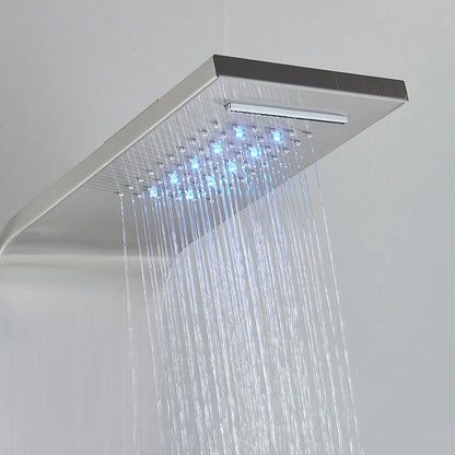 Bathroom Shower Panel LED Rainfall/Waterfall Shower Head