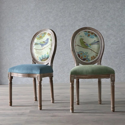 European Retro Dining Chairs Restaurant Old Solid Wood Stool Furniture Diffuse Cafe Hotel New Chinese Designer Fashion Chair