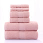 6PCS / 3PCS Cotton Towel Set Luxury Lace Embroidered Bath Towel Face Towel Hand Towel Washcloths Quick Dry Terry Towels 17Colors