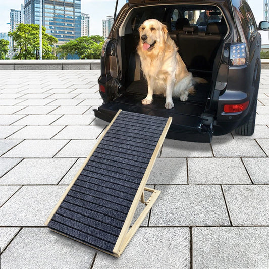 Extra Wide Excellent Traction Pet Ramp for Small Dogs to Get on Couch Car 16" Wide Hold up to 80lb Foldable Car Ramps Dog Ramp