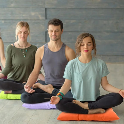 12 Pcs Large Floor Cushions Meditation Pillows Soft Comfortable Seating Mats Home Classroom Yoga and Relaxation