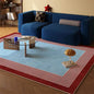 Dopamine Geometric Pattern Area Rug Non-Slip Washable Durable Carpet for Living Room Sofa Bedroom Side Home Decor