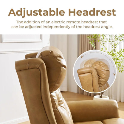 Oversized Electric Power Lift Recliner Chair with Massage And Heat Elderly Comfortable Living Room Furniture Customizable Lay