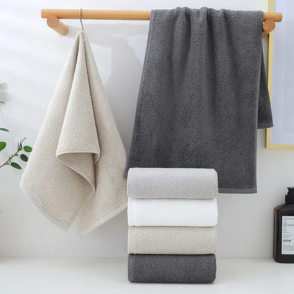 4 Pack Cotton Towel Set, 78*33cm, 30.7*12.99in, Highly Absorbent, Soft, Skin-Friendly and Durablecotton