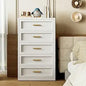 5-DrawerTall Metal Dresser for Bedroom