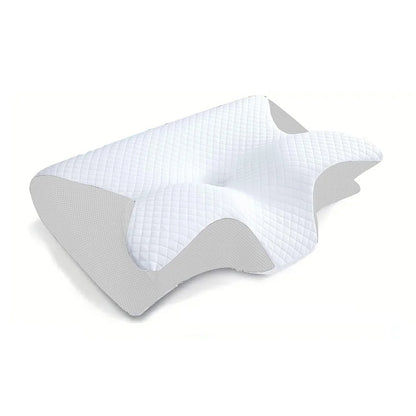 1pc Memory Foam Cervical Pillow, 2 in 1 Ergonomic Contour Orthopedic Pillow for Neck Pain, Contoured Support Pillows