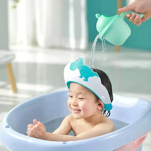 Safe Shampoo Shower Bathing Bath Protect Soft Cap Hat  Caps Cup Hair Shield