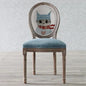 European Retro Dining Chairs Restaurant Old Solid Wood Stool Furniture Diffuse Cafe Hotel New Chinese Designer Fashion Chair