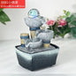 Feng Shui Wheel Circulation Flowing Water Generates Wealth Ornament  Desktop Creative Small Fountain Humidifier Decoration Gift